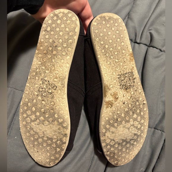 TOMS Women’s Classic Black Shoes Size 7 - Picture 4 of 10